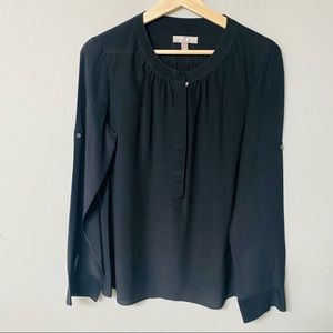 Banana Republic black silk blouse - s